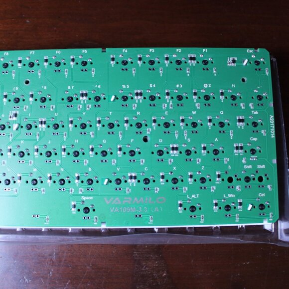 Varmilo VA109M Keyboard Circuit Board with Key Switches *For Parts - Picture 4 of 6